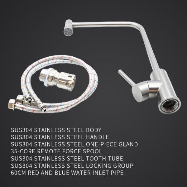 Modern Stainless Steel 360 Degree Rotatable Water Saver Faucet Kitchen Faucets for Sink