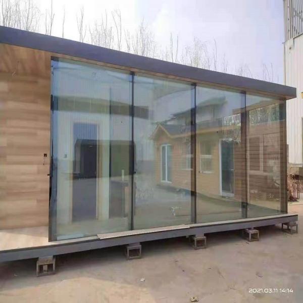 Expandable Tiny Prefab Home Garden House With PVC Sliding Window Expandable