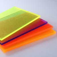 2.8mm-15mm Folhas acrílicas coloridas Loja óptica Iluminado Painel de publicidade