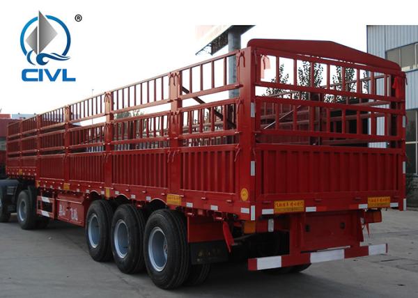 Fence cargo trailer Light Self - Weight Cargo Semi Trailer Truck Used In Logistic Industry