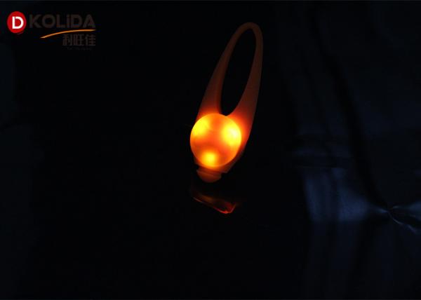 Durable Safety Pendant Blinker Paw Shaped Dog LED Light Red / Green / Blue