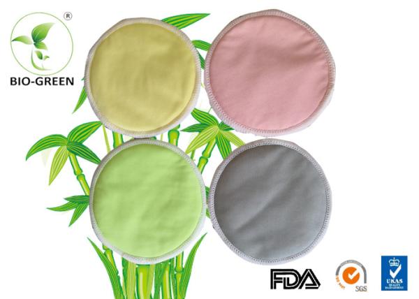 Water Resistant Bamboo Cloth Pads , Ultra Thin Bamboozies Breast Pads
