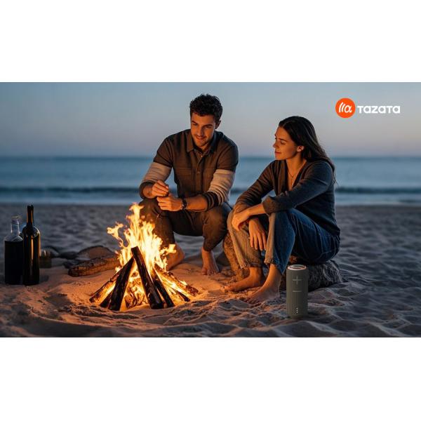 TAZATA FUN 200 10m Wireless RGB Bluetooth Speaker With 2*10W Loud Stereo Sound Waterproof IPX7