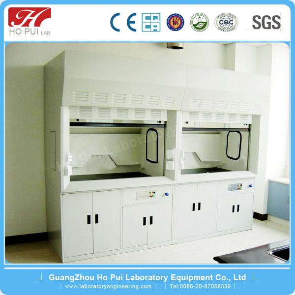 Cold Rolled Steel Laboratory Fume Hood , Large Solid Benchtop Fume Hood