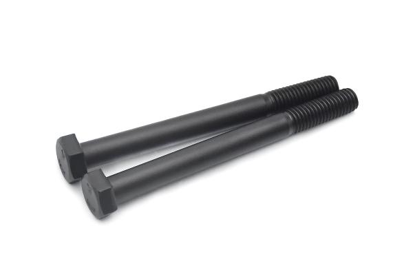 35K Carbon Steel DIN 931 Bolts Half Threaded Black Oxide Quenching M8 - M30 Class 8.8