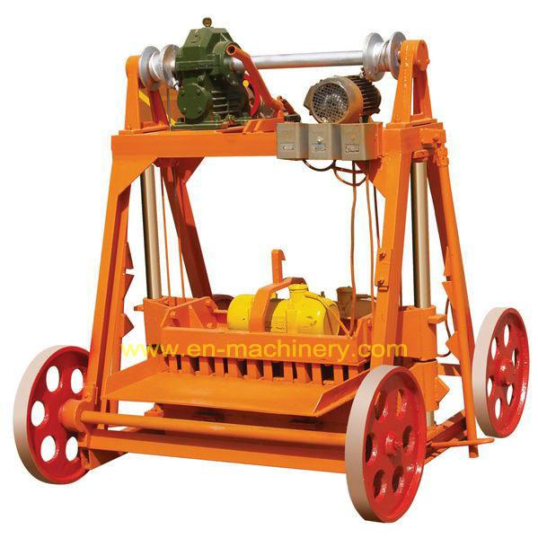 Cheapest Hollow Cement Block Making Machine 4-45 Small Concrete Brick Making Machine