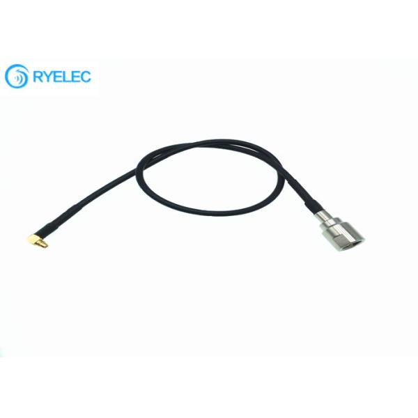 320mm RF Electrical Coaxial Aerial Cable , FME To MMCX Low Loss Cable Assembly