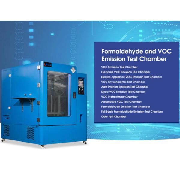 Câmara de ensaio de emissões de Voc e formaldeído em pequena escala para ensaio de couro