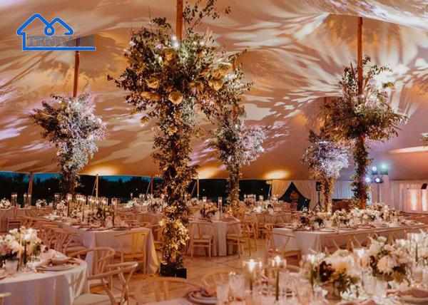 Larga Instalação Rápida Alumínio Tenda de Festa de Casamento ao Ar Livre Tendas de Casamento Para Alugar Para 2000 Pessoas
