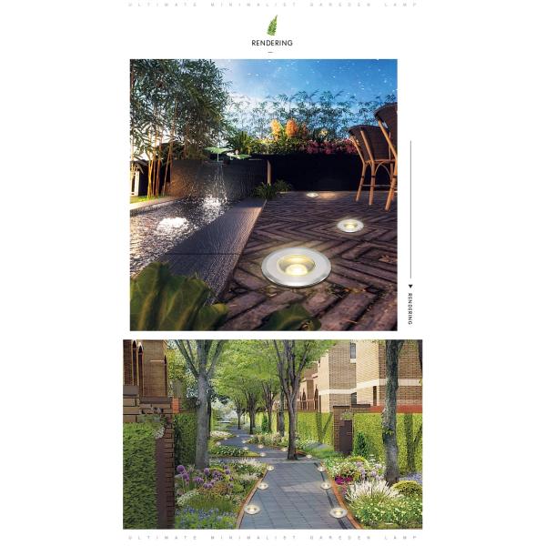 IP67 Waterproof 12W Outdoor LED Light Die Cast Aluminum Body Material