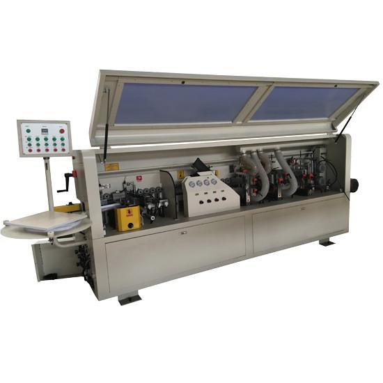Full automatic PVC edge banding machine KC307D with gluing end cutting rough  fine trimming scraping buffing functions