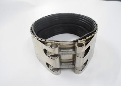 Braçadeiras de tubulação resistentes de acoplamento protegidas que juntam-se ao tamanho do costume do solo de Hubless Castlron