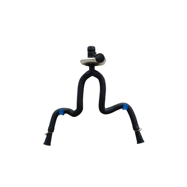 Mini Single Exhaust Extractor Wall Mounted Vehicle Fume Removal System For Garages