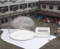 Tenda inflável transparente gigante de alta resistência com polímero alto para festa