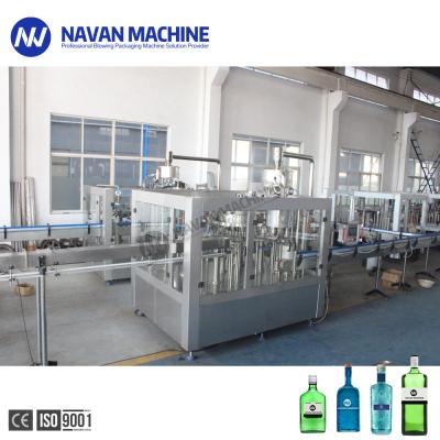 Glass Bottle Soad Carbonated Drink Vodka Washing Filling Capping Machine