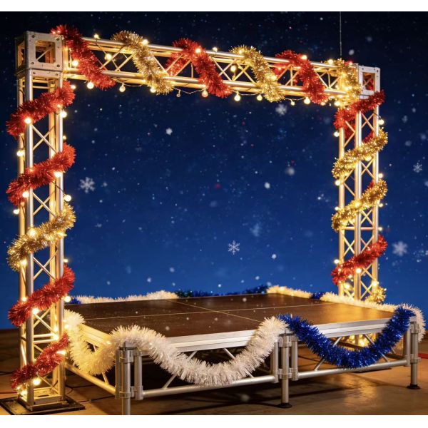 Lightweight Portable Modular Aluminium Stage Truss for Event Lighting Systems
