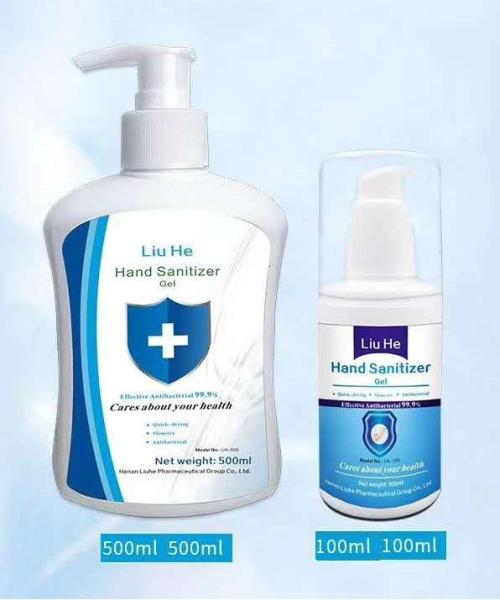 55G Per Bottle Antibacterial Hand Gel 500ml Rinse Instant Compact Size