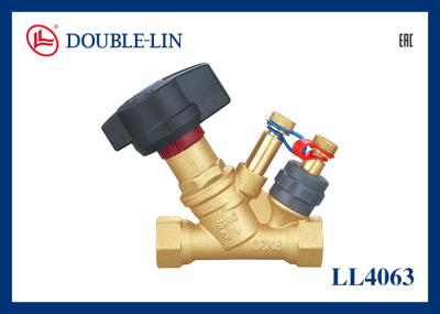 20 Bar ISO228 Thread HBP 57-3 Brass Balancing Valve