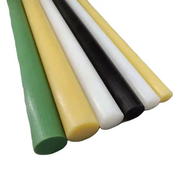 Colorful Extruded UHMW PE Polyethylene Rods High Hardness High Performance