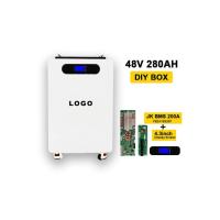 280ah Lifepo4 BMS boîte à batteries DIY batterie avec roues et boîtier vertical