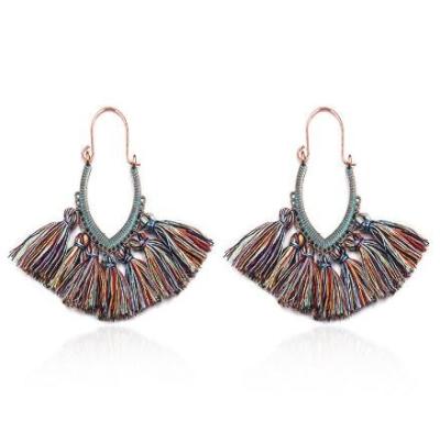Earrings Tassel earrings multi color earrings