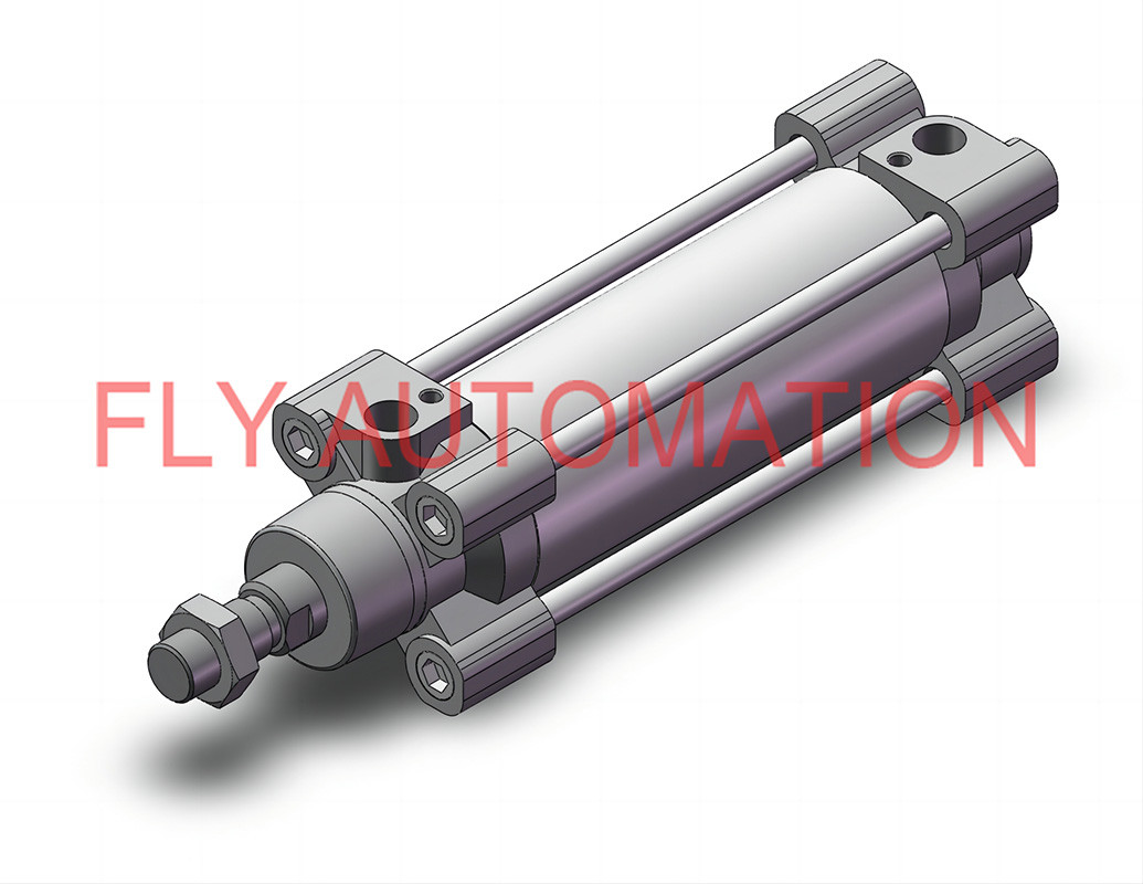SMC C96SDB50-100C ISO 15552 Цилиндрообразующий одно- / двойной с воздухом и бамперной подушкой