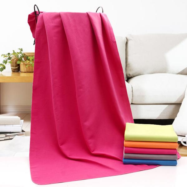Double Sided Sports Beach Towel , Microfiber Sports Towel Two Layers High Density