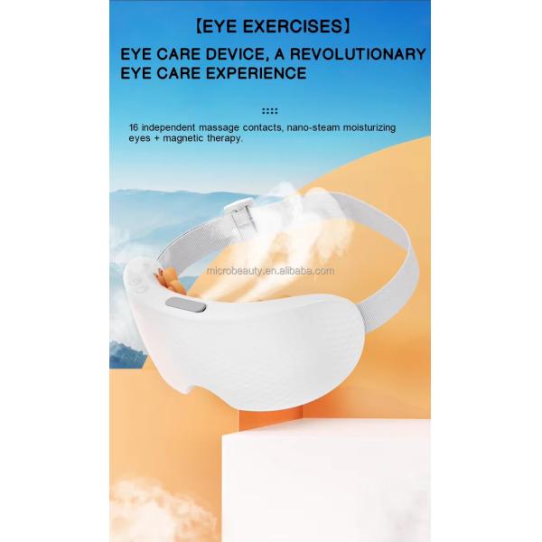 Intelligent Water Steam Eye Massager Electric Eye Care Device With Heat Compression