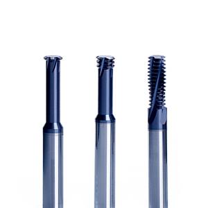 High Performance Carbide Milling Cutters For Internal Thread Machining Without