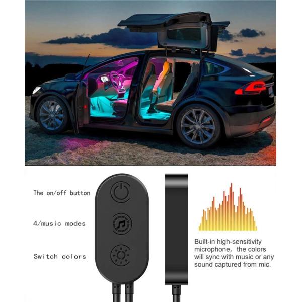 SMD 5050 12cm Car Interior Decoration Atmosphere Light