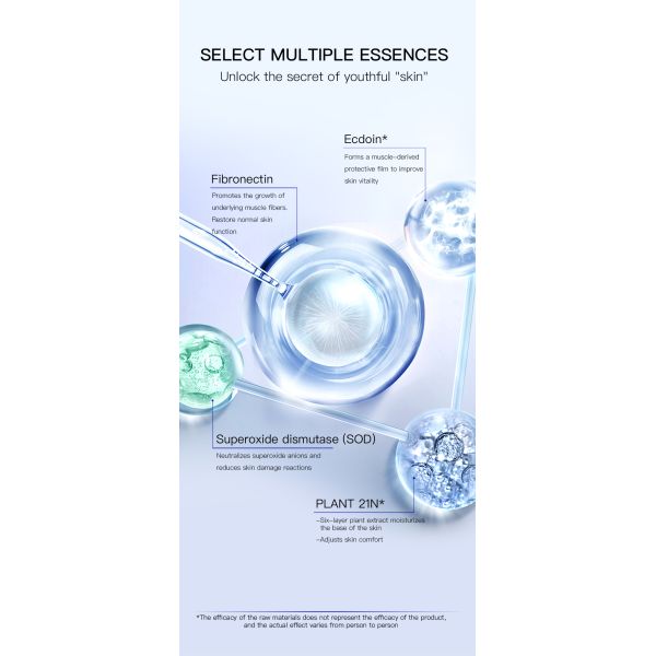 Organic Skin Care Serum / Essence Custom Anti-Wrinkle and Anti-Aging Face Whitening - Free Sample for Home Spa Use Day Night