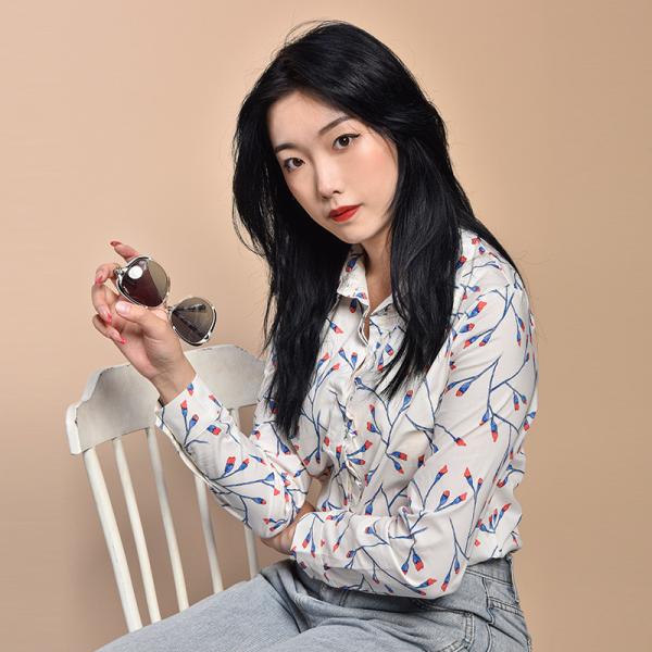 100% Cotton Stockpapa Womens Casual Print Shirts