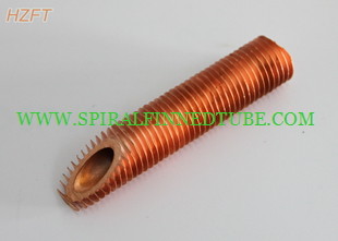 Water Boilers Or Solar Systems Copper Finned Tube Flexible Energy Saving