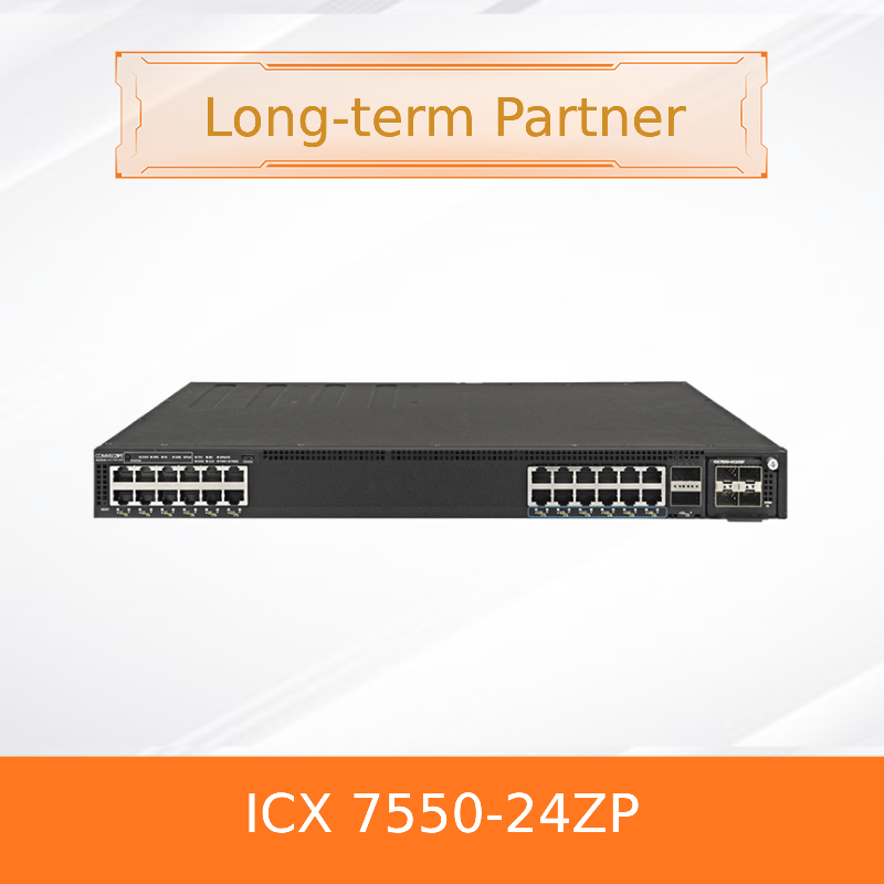 Сетевой коммутатор RUCKUS ICX 7550-24ZP Advanced Multigigabit Stackable Switch для сетей следующего поколения