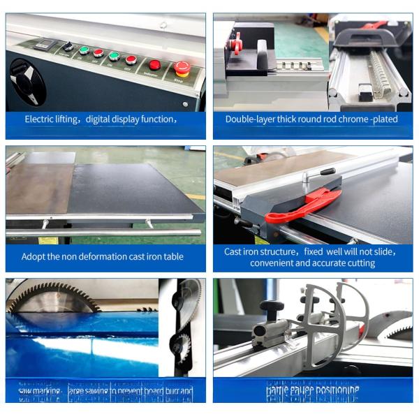 Máquina de sierra automática de paneles de 45 a 90 grados para la madera de sándwich