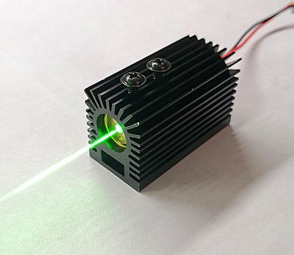 Industrial Grade DC 3-5V 532nm 30mw Green Dot Laser Module With HeatsinkFor Laser Stage Light