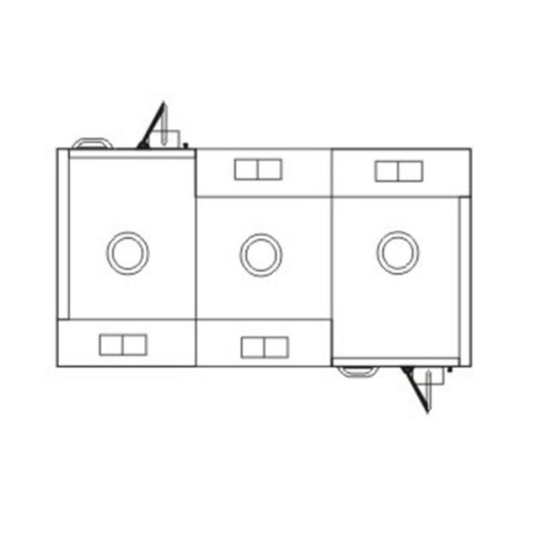 Анти- статическое оборудование чистой комнаты полупроводника тоннеля ливня воздуха Sus304