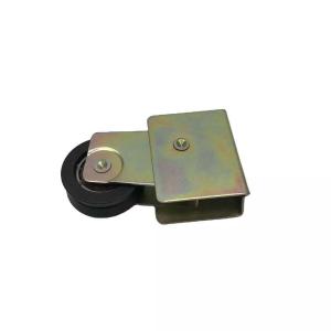Garrucha De Nylon Mampara Iron Housing Nylon Pulley Sliding Window Roller Steel Sliding Door Wheels