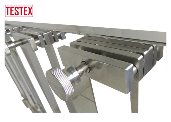 Stainless Steel Woven Fabric Stretch Recovery Tester Standard ASTM D3107 With 6 Positions