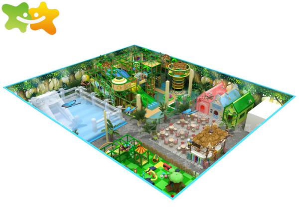 Commercial Jungle Theme Toddler Indoor Soft Play Playground Equipment Customized Size