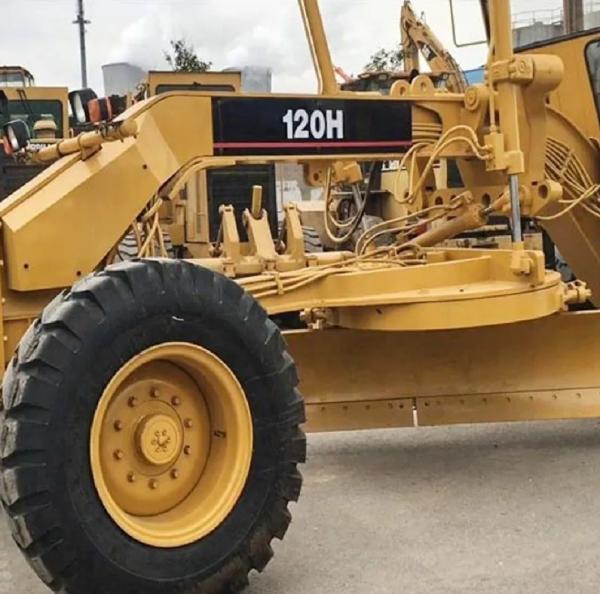 Second Hand 120G Motor Grader with 1626mm Working Diameter and 60km/h Forward Speed