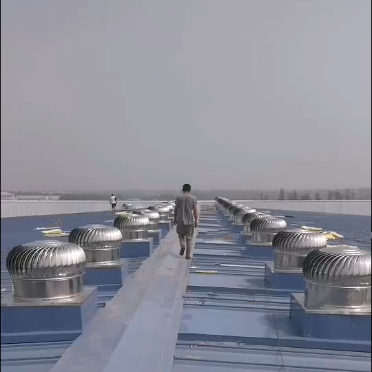 International standard stainless steel 201 LC-BEST 500mm size wind driven roof turbine ventilation for factory