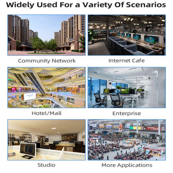 Intel Core I3 / I5 Fanless Desktop Software Router 6 RJ45 LAN DDR3 8GB RAM