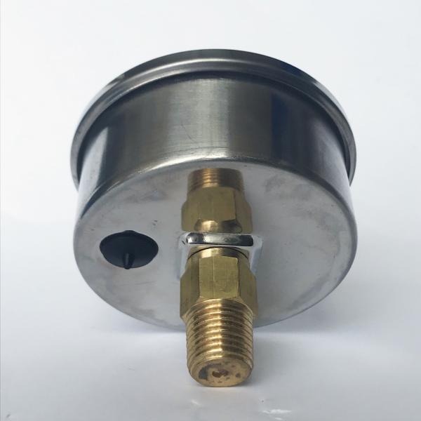 160 Psi Stainless Steel Pressure Gauge Liquid Filled 63mm 12 Bar 160 Psi Blast Proof Plug