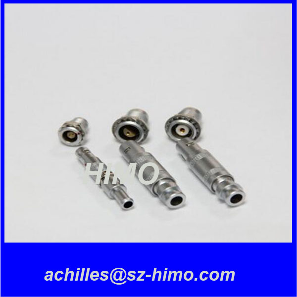 wholesale supplier single pin solder type push self-locking pull lemo 1S series coaxial connector