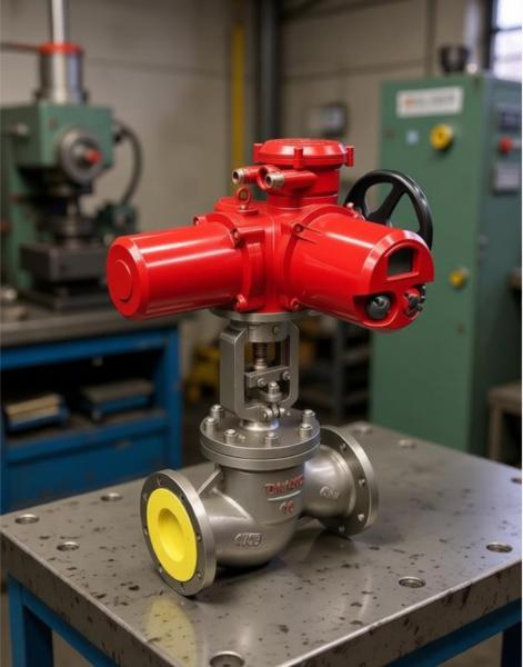 Carbon Steel, Stainless Steel WCB Angle-travel Electric Stop Valve, Ordinary Intelligent Type, AC24VDC110V220V380V