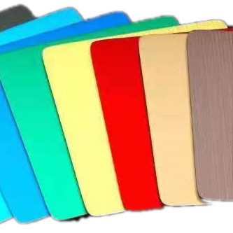 ASTM 347 JIS SUS347 S34778 PVD Coated Steel Gold SS Sheet BA 8K Finish Customized