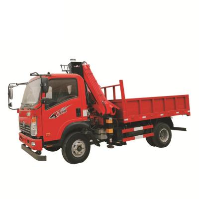 3 Tons Knuckle Boom Crane Hydraulic Telescopic Truck Mounted Brick Grab Crane