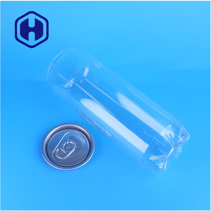 OEM ODM Clear PET Tea Drink Bottle With Aluminum Pull Lid Food Grade Beverage Container Factory