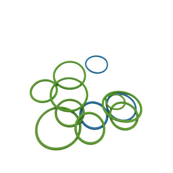 40-90 Shore A Hardness Rubber O Rings and Sealing Gasket in NBR HNBR EPDM Silicone Rubber with AS568 Standard Metric Sizes